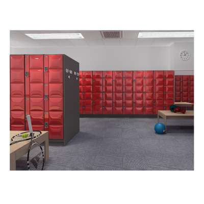 Factory direct manufacturer metal steel locker cabinet for gym school hospital outdoor public places with smart APP locks